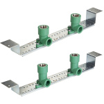 SOPORTE MET.400 MM C/CODOS C/BASE EXT.LARGA 20  X 1/2